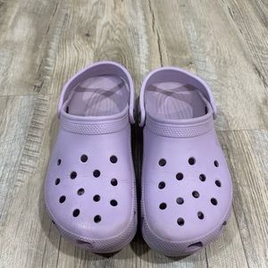 Lavender crocs size 9 women’s